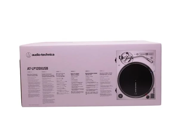 Audio-Technica AT-LP120X direkte drevet platespiller, sølv