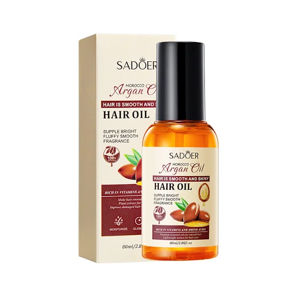 Marokkansk Arganolie Shampoo og Balsam Serie: Volumengivende & Rensende Anti-Skæl Shampoo og Balsam