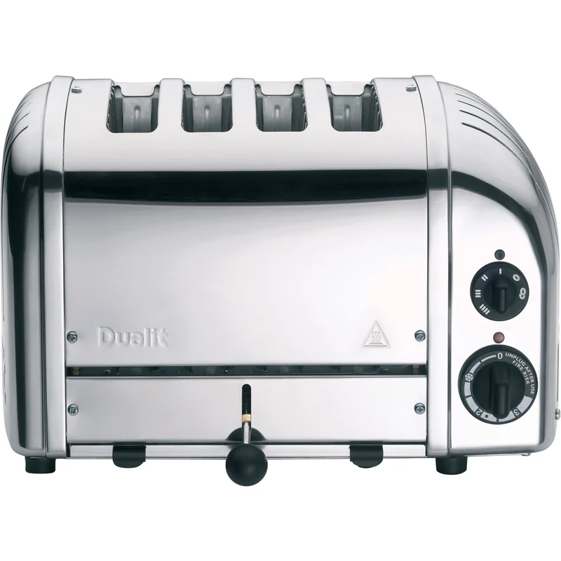 Dualit Newgen 4 slice toaster, krom | KitchenOne