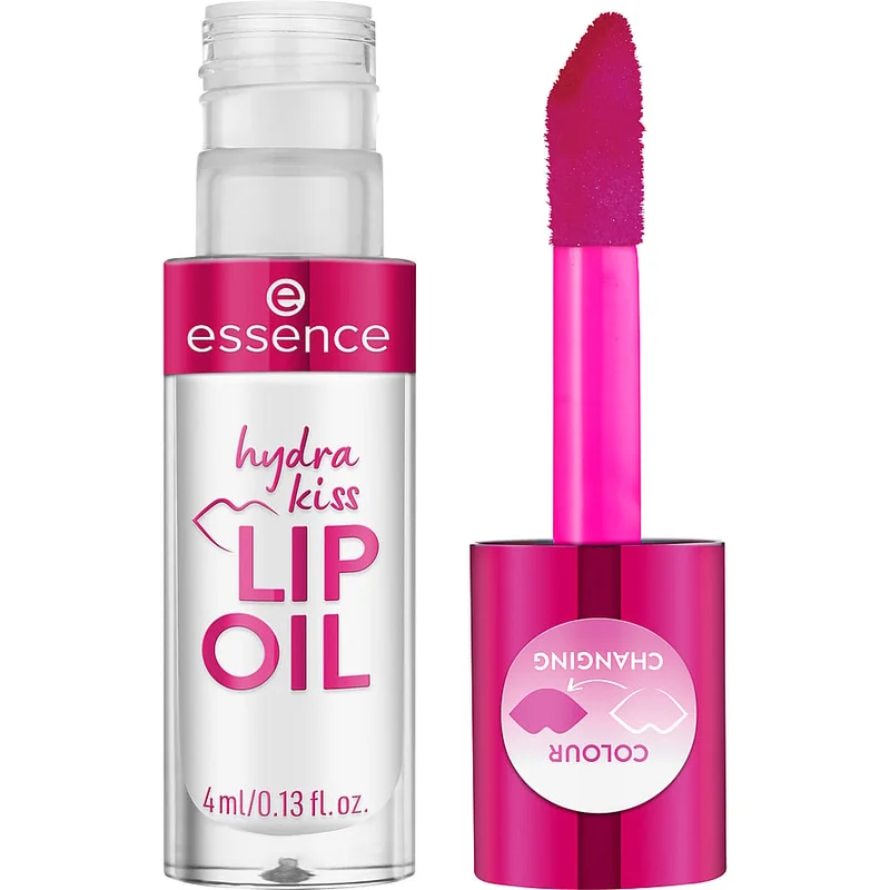 Essence Hydra Kiss Lip Oil 06 Cranberry Is Back, Makeup, Læber, Lip Oil