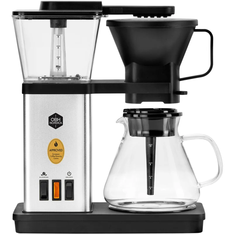Obh nordica Blooming Coffee Maker 1,25 liter, silver | Kaffe > Kaffebryggare | Bagaren och Kocken