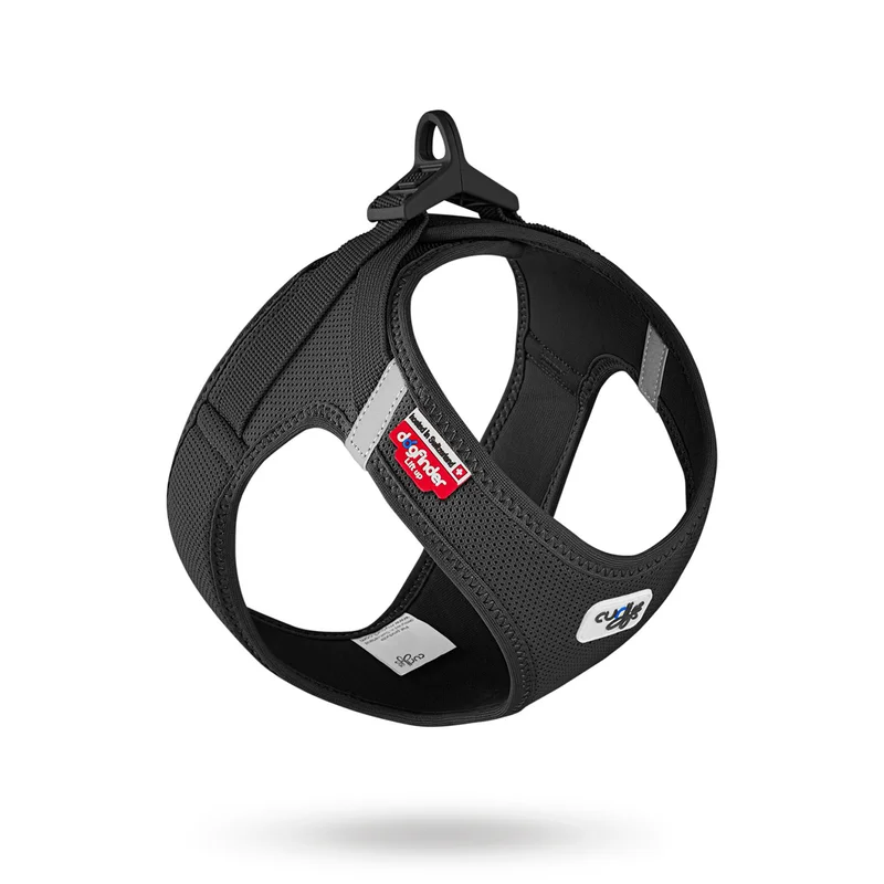 Curli - Curli Vest Clasp Air-Mesh Hundsele - Svart
