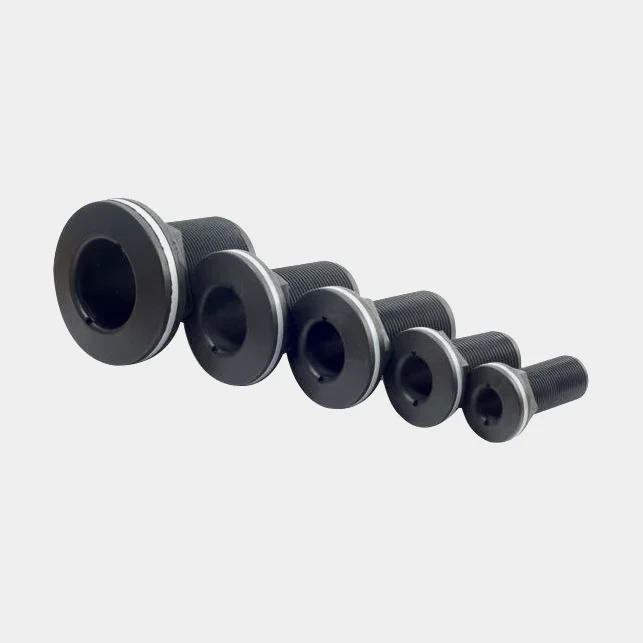 Gevind skroggennemføring TruDesign Skin Fittings Domed Standard, komposit, kuplet, 65 mm, G 1/2" (BSP), sort