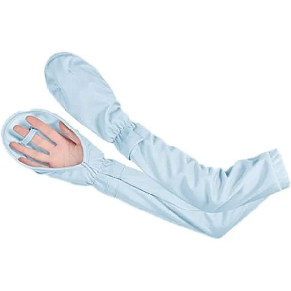 2-pak Solbeskyttelse Sports Arm Sleeves, Anti-UV Arm Solbeskyttelse, Sports Arm Sleeves, Is Silke Sleeves, Egnet til Cykling, Udendørs