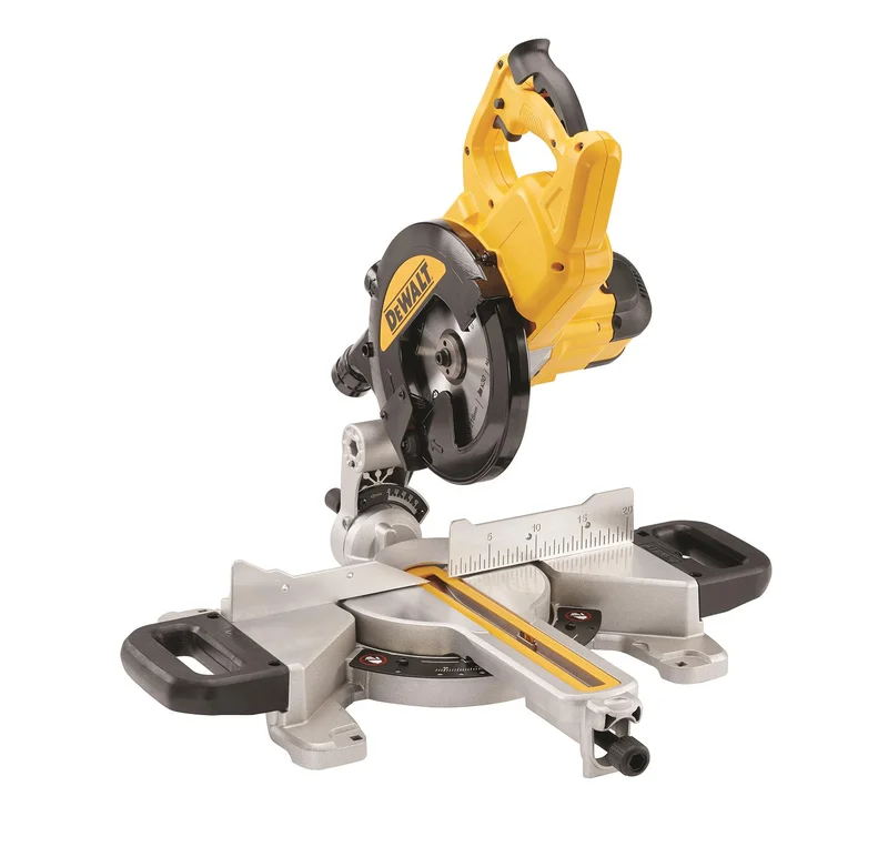 Dewalt DWS773-QS Kap- og geringssav, Stationære maskiner