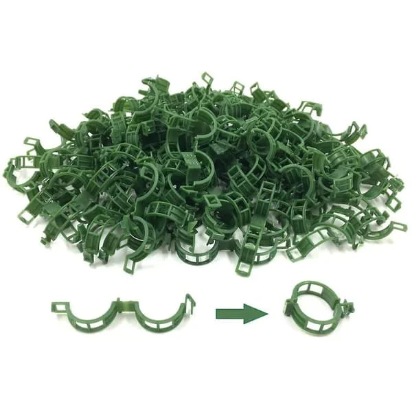 200 st Trädgårds Växtstöd Clips, Tomat Clips, Spaljé Clips, För Gurka Blomma Squash Vinranka, 1