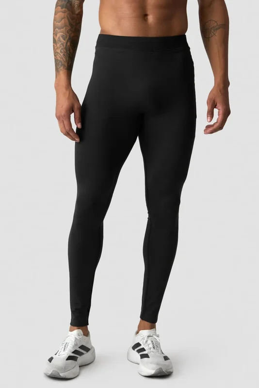 ICANIWILL - Thermal Seamless Leggings Black - Träningstights - Herr - Träningskläder från ICIW