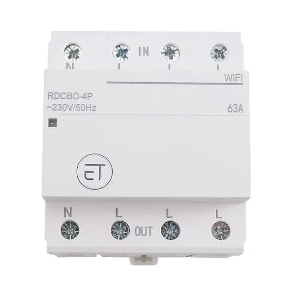 WIFI Smart Strømafbryder Relæ Kontakt Stemmestyring Fjernbetjening Tuya til APP Smart Home til Alexa (Hvid