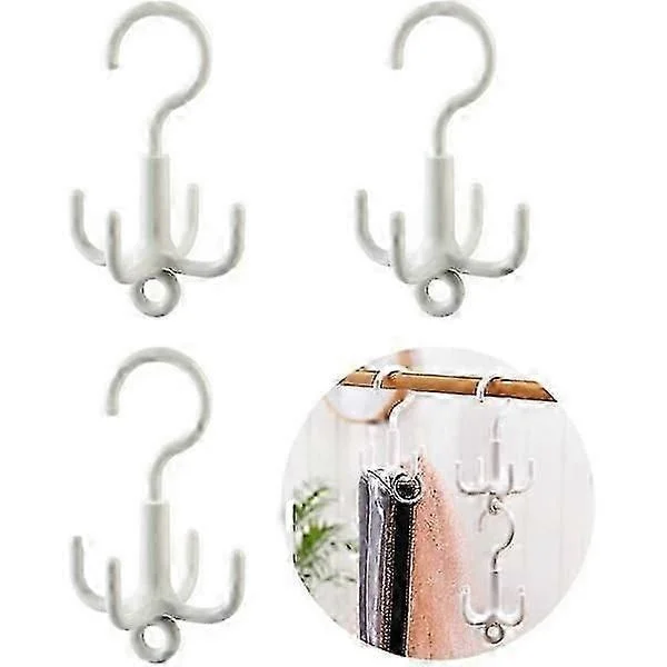 garderobestativ, 4 klør 360 graders roterbar, 16 cm--Neongrønn