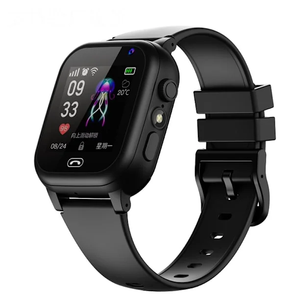 Ny 4G smartklokke for barn SOS GPS-posisjon videosamtale SIM-kort for barn Smartklokke kamera vanntett klokke
