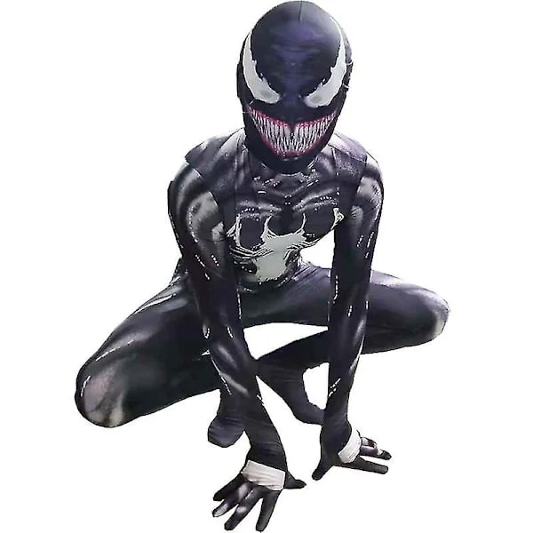 Barn Gutter Venom Spider-man Cosplay Kostyme Fest Jumpsuit Finkjole