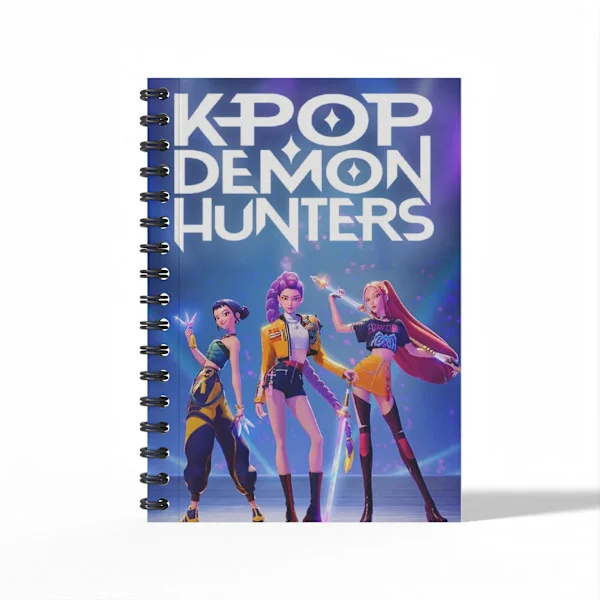 K-pop Demon Hunter Girls' periferiutstyr student A6 spiral notatbok stil 4(XH(