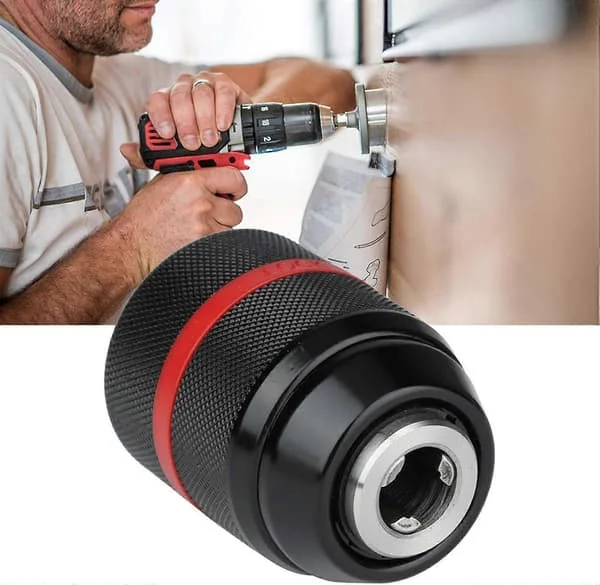 Milwaukee Borrchuck Ersättning Borrchuck Nyckelfri Handborrchuck 1 2-20Unf Fäste 2~13Mm Självspännande Multifunktionell Borrchuck