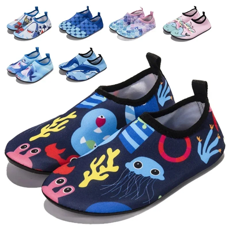 AliExpress - Kinderen Water Strand Schoenen Meisjes Jongens Zwemschoenen Sneldrogende Aqua Schoenen Zachte Vloer Indoor Slippers Snorkelen Zwemsokken
