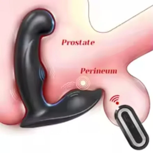 Ohio Fjärrkontroll Prostata Massager för Män, Sexleksaker, Masturbationsverktyg, Analkontakt, Gay Sex Vibrator, Vuxenprodukter