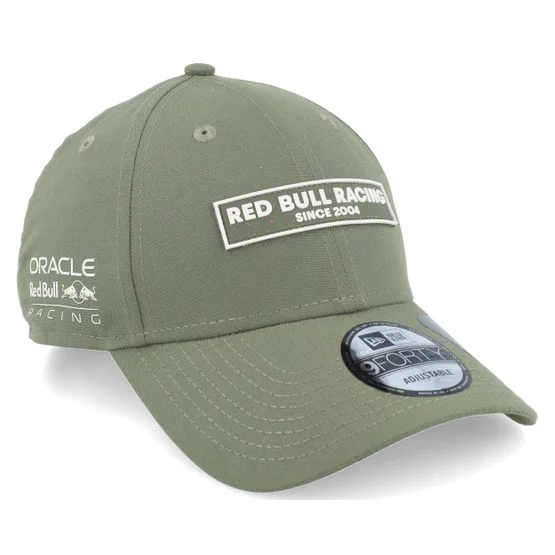 New Era - Motor Grønn adjustable Caps - Red Bull F1 Repreve Wordmark 9FORTY New Olive Adjustable @ Hatstore