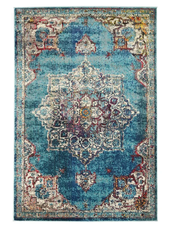 Medallion Balmoral Rug - Dark Teal 200X300 Classic Style