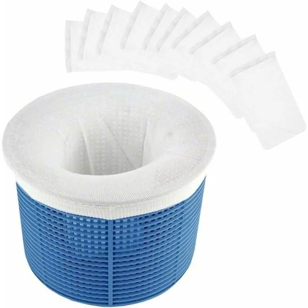 Svømmebasseng Skimmer Sokker, Holdbar Elastisk Nylon Stoff Basseng Skimmer Filter for Basseng Kurv, Basseng Skimmer Sokker Nett for Basseng Rengjøring