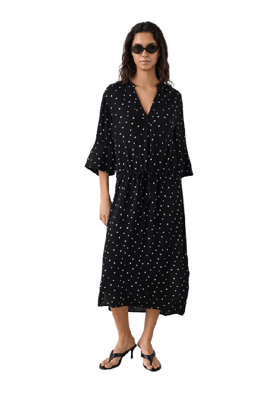Soaked In Luxury Zaya Aria Printed Dress Klänningar Dam Svart XS