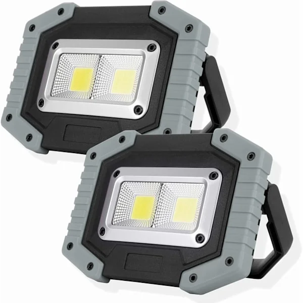 Arbeidslampe oppladbar LED arbeidslampe bærbar spotlight C
