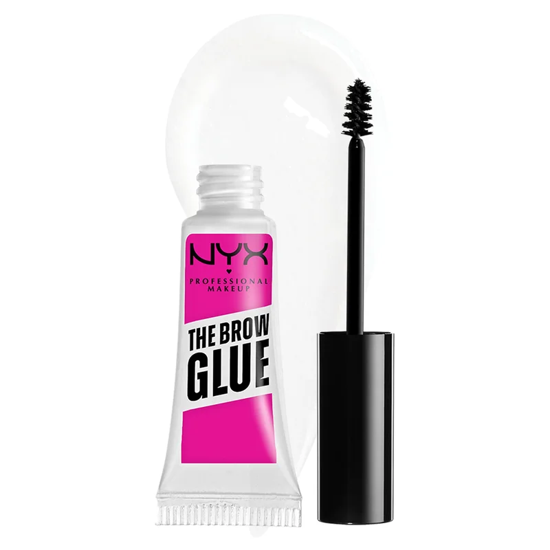 Nyx Professional MakeUp The Brow Glue Transparent 5g - Gel e mascara sopracciglia