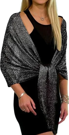 Sjal og omslag for aftenkjoler, damesjal og omslag, elegante sjal og omslag for aftenklær