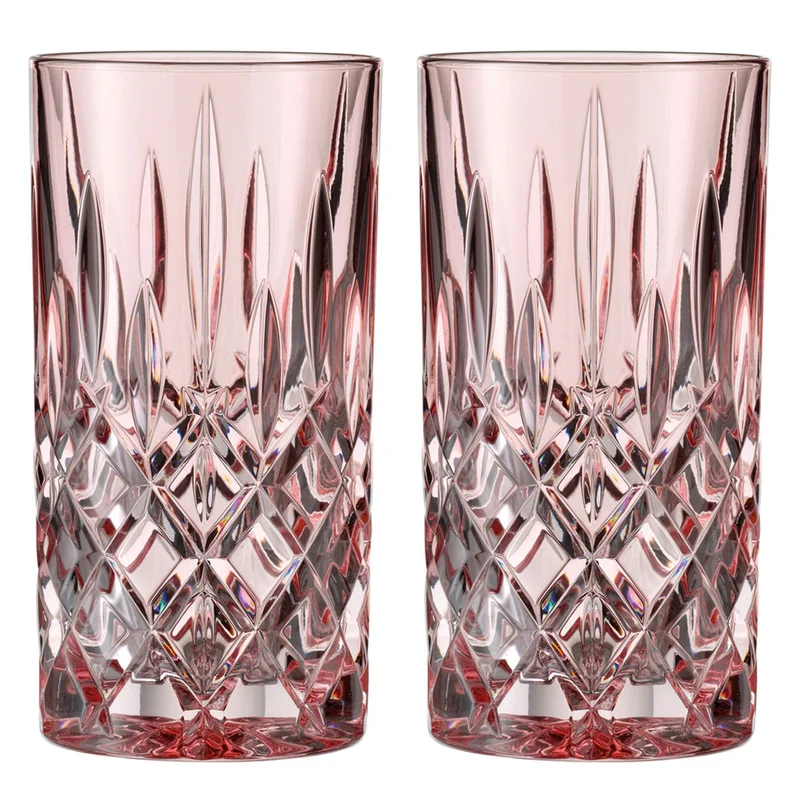 Nachtmann Noblesse longdrinkglas 2-pack, rosé | Dukning & Servering > Glas > Cocktail- & Drinkglas > Longdrinkglas | Bagaren och Kocken