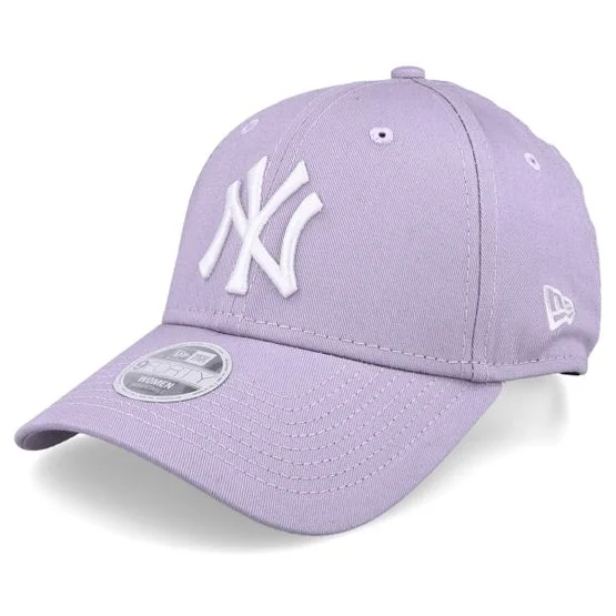 New Era - MLB Lilla adjustable Caps - New York Yankees Womens League Essential 9FORTY Lavender/White Adjustable @ Hatstore