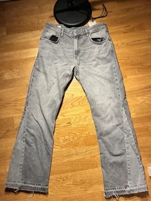Zara flared jeans grey W32 L32