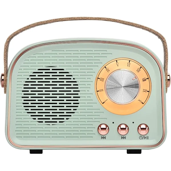 Retro Bluetooth -kaiutin, langaton klassinen kaiutin, langaton kannettava Bluetooth -kaiutin ulkokäyttöön, tukee TWS-pariliitosta, U-levyä, TF-korttia