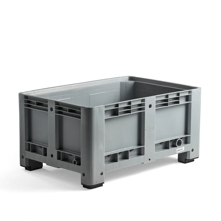 Pallet box CARTER, with feet, 1200x800x580 mm