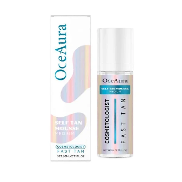 Brun-utan-sol-mousse, 80 ml kroppsbrun-utan-sol-mousse, brun-utan-sol-mousse, brun-utan-sol-skum, mörk brun-utan-sol-mousse