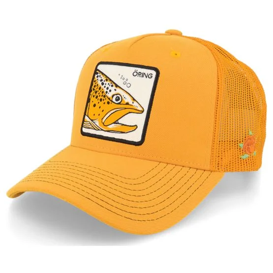 SQRTN - Gelb trucker Cap - Öring Cap Mustard Trucker @ Hatstore