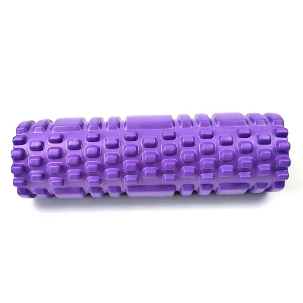 Gym and Pilates with 26 cm Yoga Roller Back Massage Yoga Block Roller Home Training Equipment Purple-FX- Purple 25.5cm
