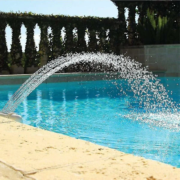 Vattenfall Pool Fontän, Vattenfall för Pool Ovan Jord, Utomhus Pool Tillbehör, Pool Tillbehör Justerbar Bassäng Fontän Kran Pool Vatten Fontän