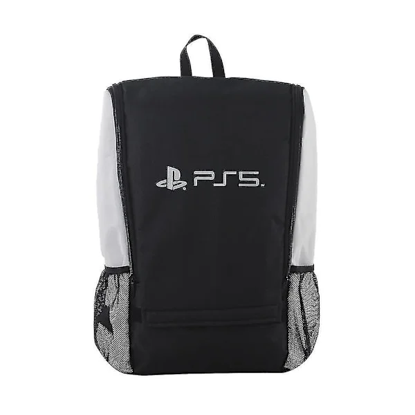 PS5 Ryggsekk Laptopveske Bæreveske Kompatibel med Playstation 5 og Ps5 Digital Edition, Vanntett Oppbevaringsveske