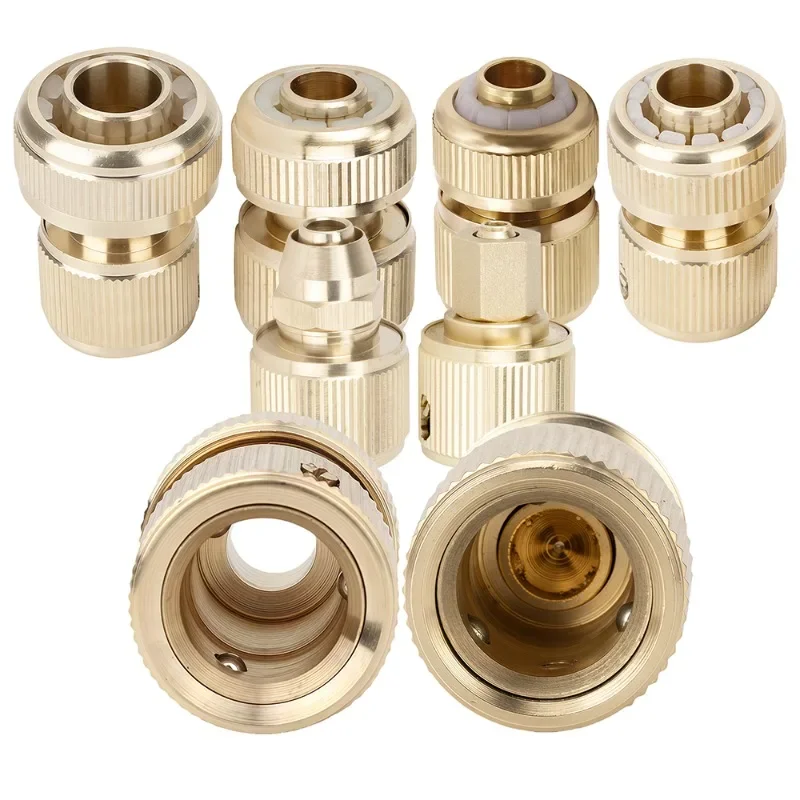 AliExpress - Raccord rapide en laiton pour tuyau d'arrosage, adaptateur de robinet pour tuyau d'eau, raccord pour tube d'irrigation de 1/2", 3/4", 3/8