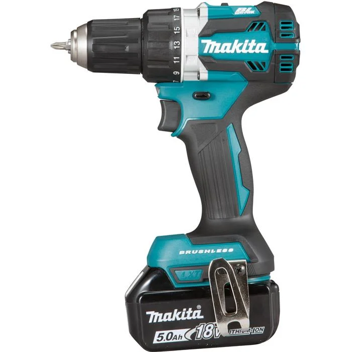 Makita DDF484RTJ Borskrutrekker med batteri og lader, Maskiner
