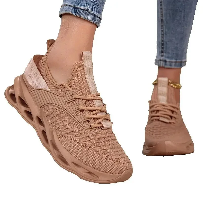 AliExpress - Damen-Sportschuhe, modische Plateau-Turnschuhe, Damen, Frühling und Winter, flache Laufschuhe für Damen, Übergröße 43