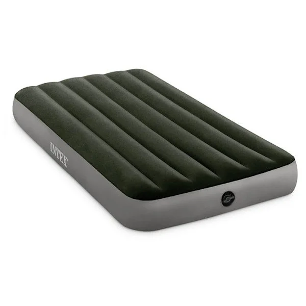 Intex Downy Prestige -patja + paristokäyttöinen pumppu - 1 paikka