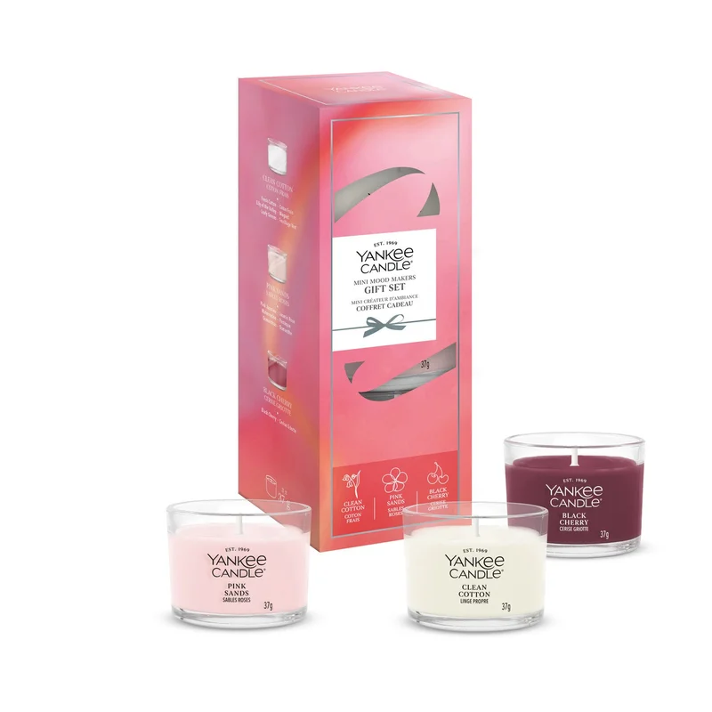 Yankee Candle Filled Votive Candles Confezione Regalo 3 Candele Votive In Vetro 1pz - Candela Profumata