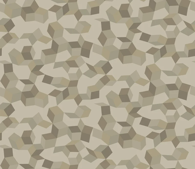 Ingot Wallpaper - Cole & Son Sample / Metallic Gilvers on Taupe