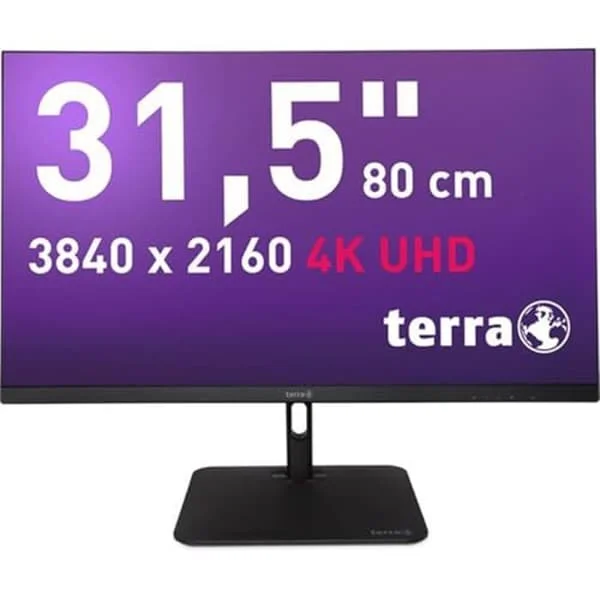 4K-skärm - Terra - 32 tum - USB-C/DP/HDMI - Höjdjusterbar - Flimmerfri