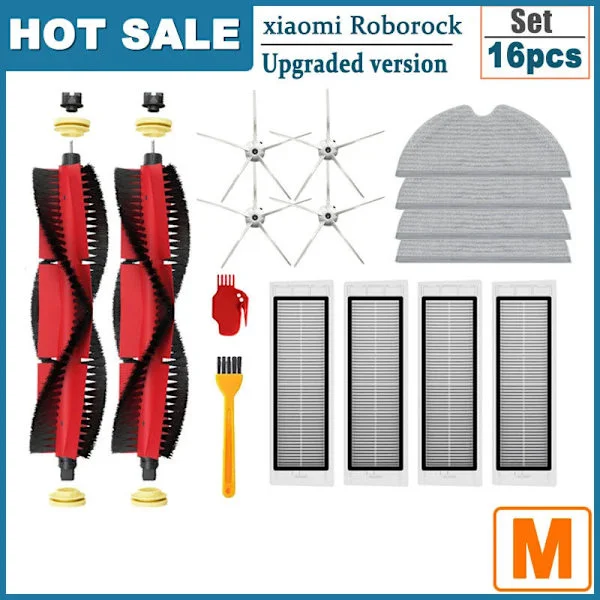 För Roborock S5 Max S50 S502 S55 S6 S6 Pure E4 för Xiaomi Robot 1S SDJQR01RR dammsugare dammsugare Hepa filter tillbehör