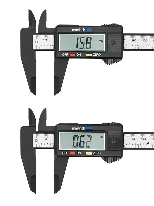 AliExpress - 150mm 100mm Elektronischer Digitaler Messschieber aus Kohlefaser, Messinstrument, Mikrometer, Messwerkzeug, Digitales Lineal