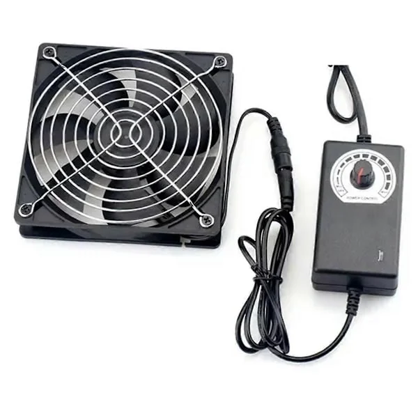 【BQ】120mm 2700RPM Vifte Kjøling med Kontroller 12cm 12V Btc Maskinchassis Arbeidsstasjon Kabinett Radiator