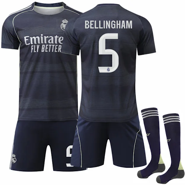 Real Madrid 25-26 Udebanetrøje, Bellingham Trøje til Børn & Voksne 25-26 Bellingham[Faya]