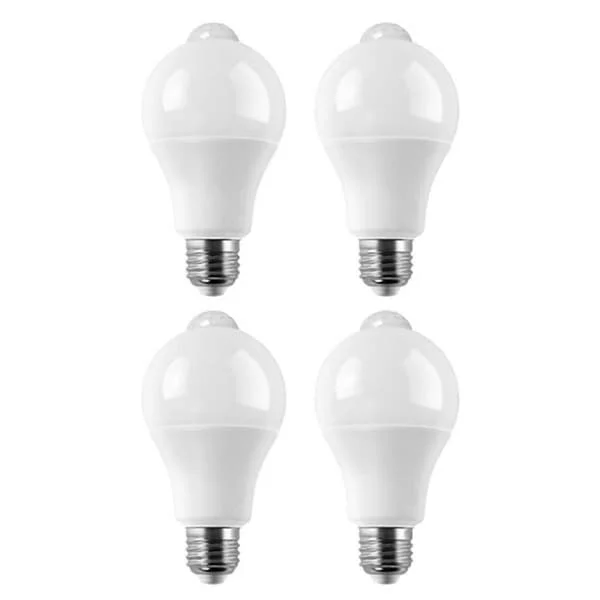 【BEMS】4 kpl E27 LED-lamppu liiketunnistimella PIR-anturilamppu 9W