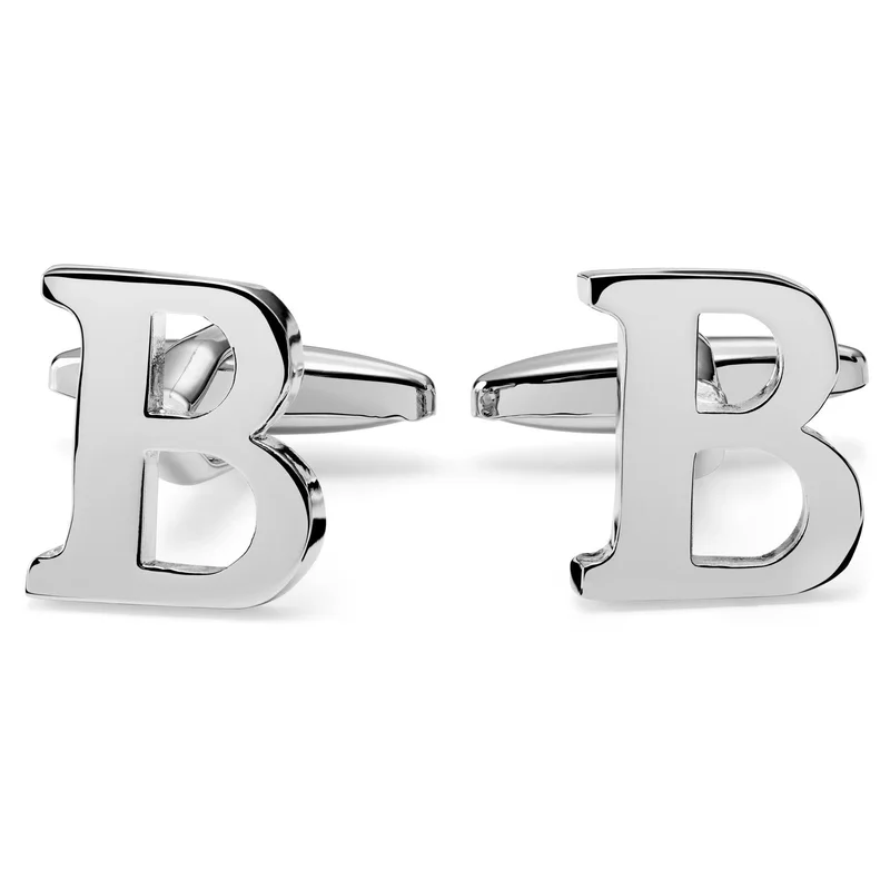 Gemelos de iniciales con la letra B for Men