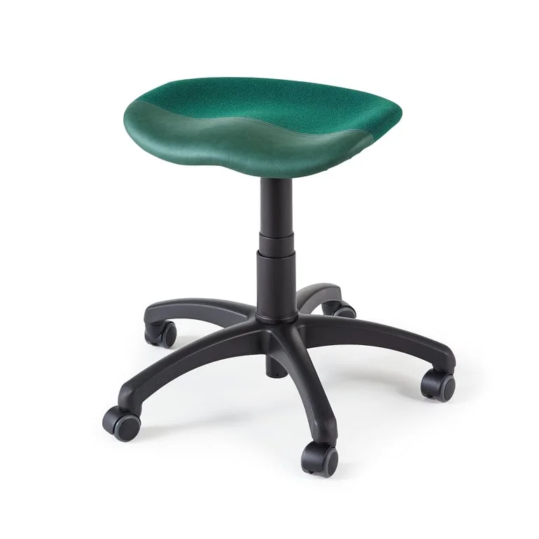 Saddle chair TYRA, green